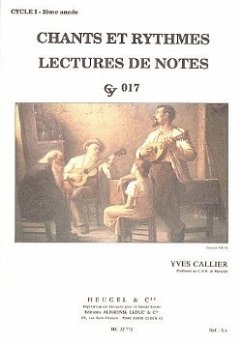 Cover CALLIER CHANTS ET RYTHMES CYCLE 1/3EME ANNEE CY017