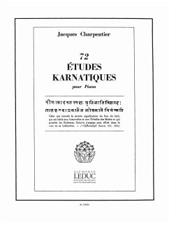 Cover 72 etudes karnatiques vol.2 (nos.7-12) pour piano