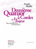 Quatuor ŕ cordes en fa majeur pour 2 violons, alto et violoncelle partition et parties