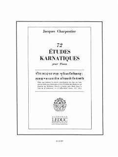 Cover 72 etudes karnatiques vol.3 (nos.13-18) pour piano