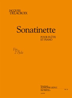 Cover Sonatinette pour flűte et piano