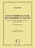 Dans L'ombre blanche des pommiers en fleurs pour chant et piano