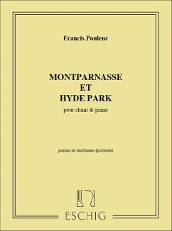 Cover Montparnasse Hyde Park pour voix et piano (fr)