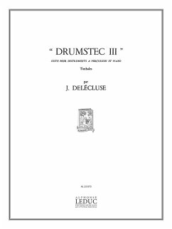Cover Drumstec III pour instruments a percussion (timbales) et piano partition et parte