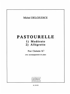 Cover DELGIUDICE PASTOURELLE CLARINETTE SIB ET PIANO (COLLECTION ROUGERON)