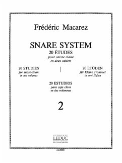 Cover Snare System - 20 Études vol.2 (no.11-20) pour caisse claire