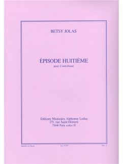 Cover JOLAS EPISODE N08 CONTREBASSE