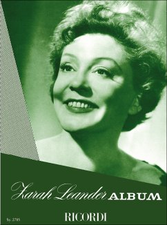 Cover Zarah Leander Album: für Gesang und Klavier
