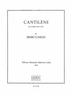 Cover Cantilene pour saxophone alto et piano