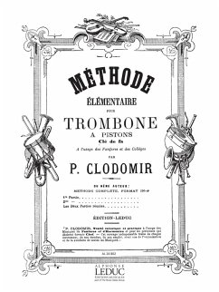 Cover CLODOMIR METHODE ELEMENTAIRE TROMBONE A PISTONS (IN 8)