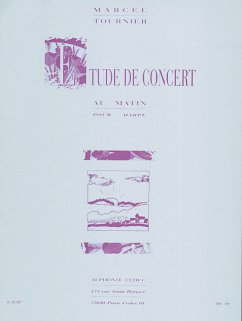 Cover Etude de concert pour harpe