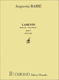 A. Barie Lamento, Opus 7 N. 2 Organo O Armonio