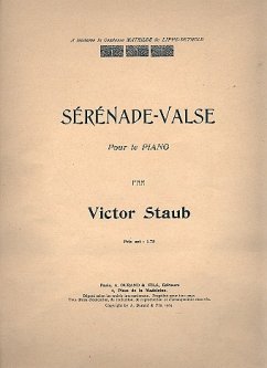 Serenade valse pour piano