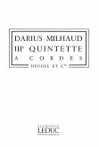 Quintette ŕ cordes no.3 op.325 pour 2 violons, 2 altos et violoncelle partition en miniature