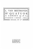 BEETHOVEN QUATUOR A CORDES N004 OP18 N04 UT MIN/2 VIOLONS/ALTO/VIOLONCELLE/PARTITION PH57