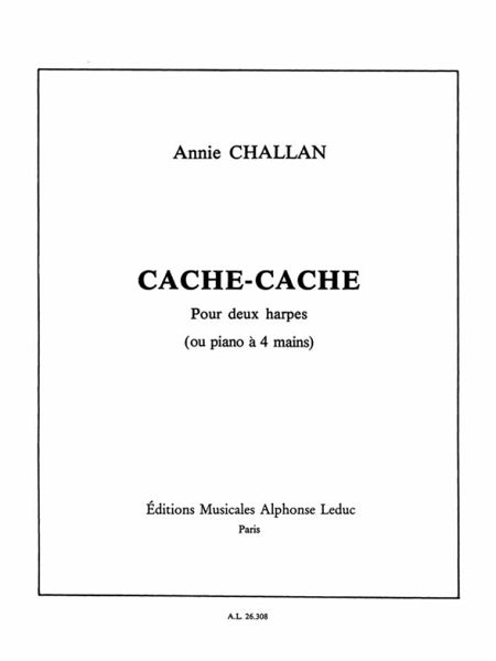 CHACHE-CACHE POUR DEUX HARPES OU PIANO A 4 MAINS R