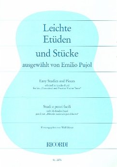 Leichte Etüden und Stücke für Gitarre