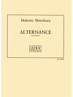 Cover SHINOHARA ALTERNANCE ENSEMBLE DE PERCUSSIONS