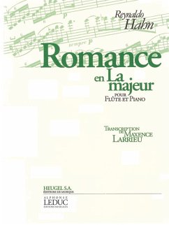 Cover Romance La majeur pour flűte et piano