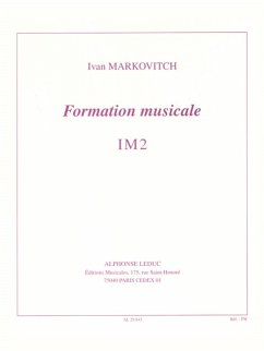 Cover MARKOVITCH FORMATION MUSICALE IM2