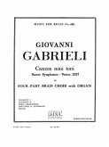 GABRIELI/KING CANZON NONI TONI BRASS QUARTET/SCORE AND PARTS(PTION/PTIES)MFB408