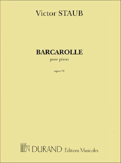 Barcarolle op.31 pour piano