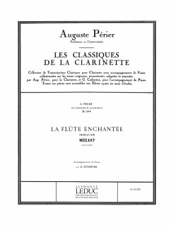 Cover La flute enchantee invocation pour clarinette et piano Perier, A., ed