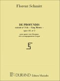 Schmitt 5 Motets Op 60 N 3 De Profundis 4 Vx-Orgue Vocal and Piano