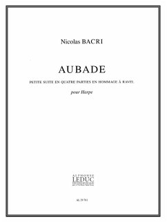 Cover Aubade pour harpe Petite suite en quatre parties en hommage a Ravel