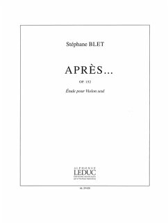 Cover Apres op.152 etude pour violon seul