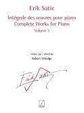 Erik Satie, Intégrale des oeuvres pour piano volume 3 Klavier Buch