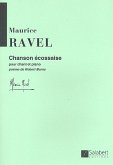 M. Ravel Chanson Ecossaise Chant-Piano Vocal and Piano