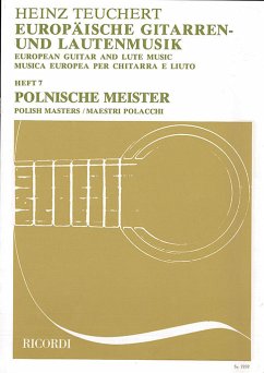 Cover Europäische Gitarren- und Lautenmusik Band7 Polnische Meister