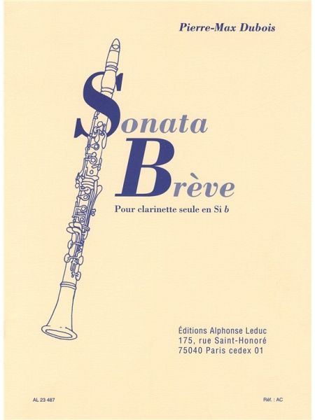 Sonata brčve pour clarinette Sonata brčve pour clarinette