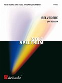 Jan de Haan Belvedere Trumpet/Flugel Horn and Concert Band/Harmonie Partitur