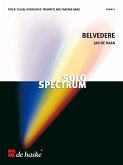 Jan de Haan Belvedere Flugel Horn [or Trumpet] and Fanfare Band Partitur + Stimmen