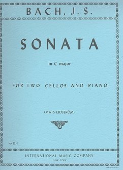 Sonata C major for 2 cellos and piano Sonata C major for 2 cellos and piano