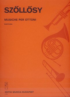 Cover Szöllösy András Musiche per ottoni for three trumpets, three trombones and tuba Brass Septet