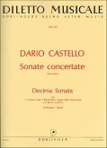 Decima sonata für 2 Violinen (2 Blockflöten, Fagotte oder Celli) und bc Sonate concertate primo libro