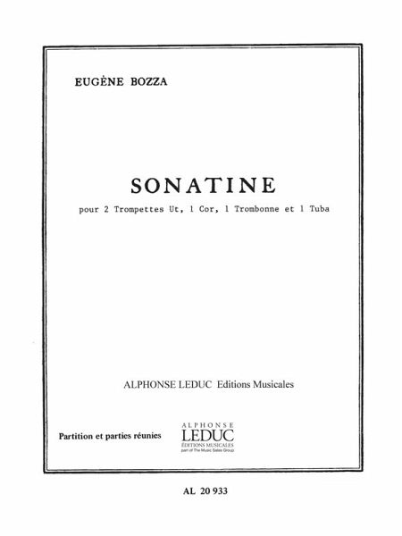 Sonatine pour 2 trompettes, cor, trombone et tuba partition et parties