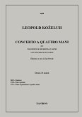 Concerto a 4 mani per pianoforte, orchestra a'archi, 2 oboi e 2 corni partitura