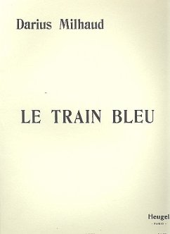 Cover Le train bleu pour piano