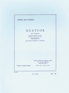 Quatuor pour 4 trombones partition et parties