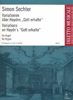 Cover Variationen über Gott erhalte für Orgel