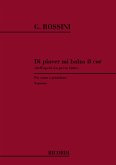 G. Rossini La Gazza Ladra: Di Piacer Mi Balza Il Cor Vocal and Piano