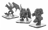 Bomber Ape, Stalker, Shrieker  Monsterpocalypse Protectors Alternate Elite Units (metal)