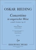 Concerto a-Moll op.21 (1.-3. Lage ) für Violine und Klavier