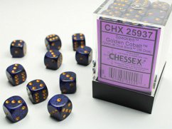 SpeckledŽ 12mm d6 Golden Cobalt Dice Block (36 dice)