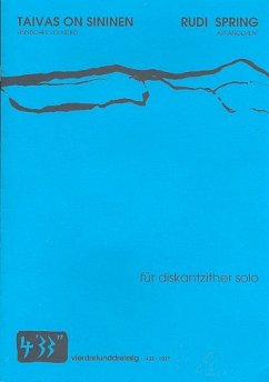 Cover Taivas on Sininen für Diskantzither (mit Text)