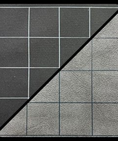 Battlemat 1 Reversible Black-Grey Squares (23˝ x 26 Playing Surface)